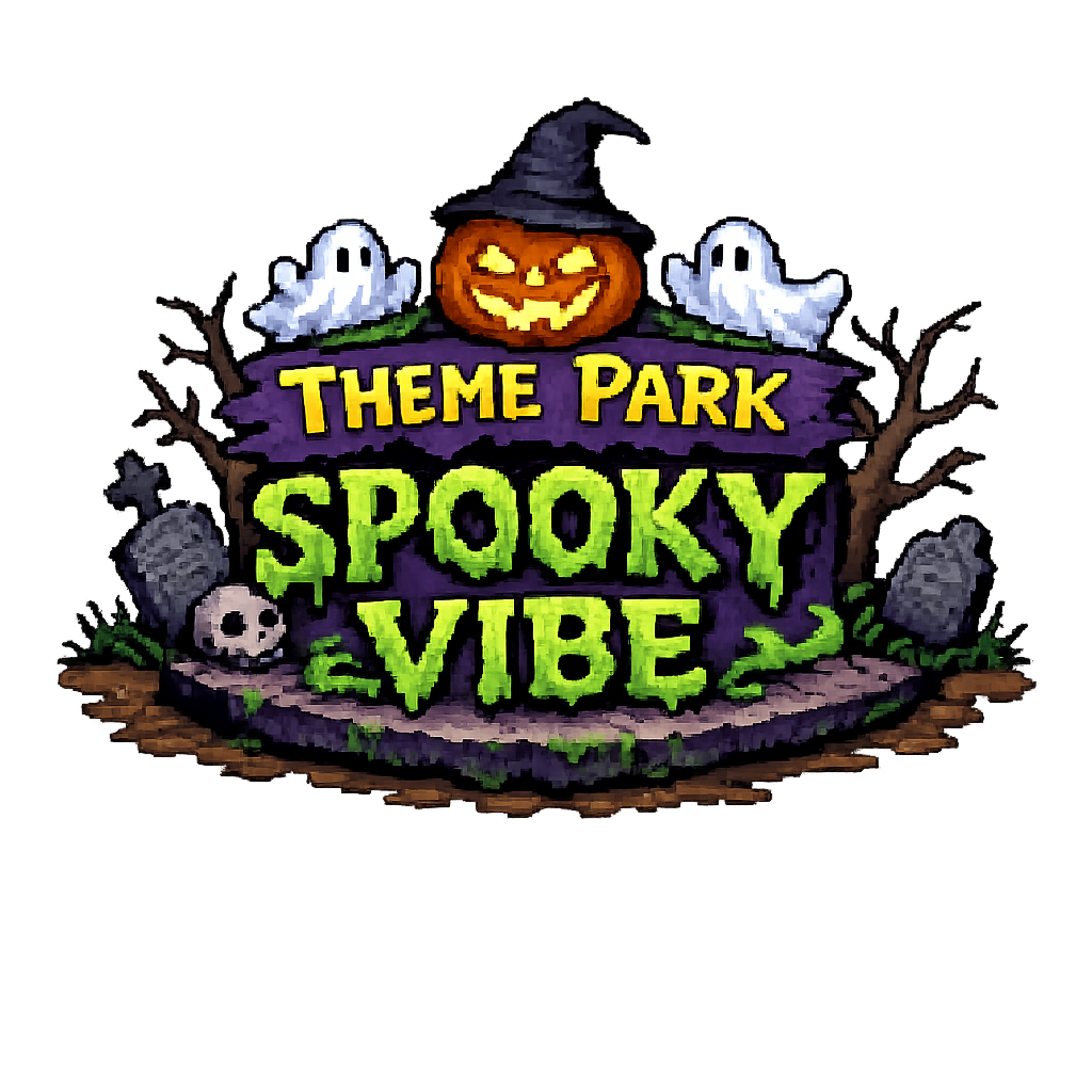 Theme Park Spooky Vibe — captura de tela do jogo feito com IA
